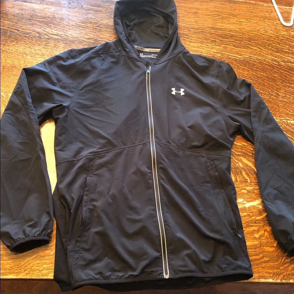 Under Armor heat gear hooded running jacket